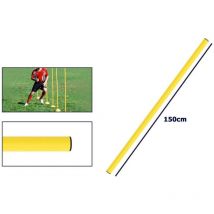 Trade Shop - markers für altezza 150 cm calcio barra ostacoli slalom flu - Gelb