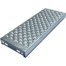 Marche d'escaliers tole perforée tolhuit 1200x330 mm galvanisé à chaud