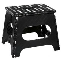 Marche pied / Tabouret pliant Noir