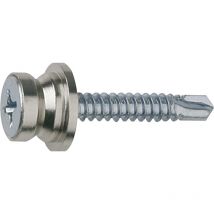 Befestigungszubehör für Griffe M8, einseitig, Holz Metall, Edelstahl - Marchesi