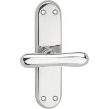 Marchesi - Fenstergriff elegant - sichtbar geschraubt, Messing verchromt