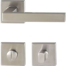 Marchesi - Türdrücker Drückergarnitur chia wc, ohne Stütznocken, Edelstahl matt