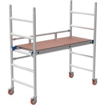 Échafaudage SMART PIU – Hauteur maximale 1,75 m – Charge maximale 200 kg – Aluminium et acier – Roues avec freinage