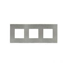 Marco 3 elementos ACERO INOX NIESSEN ZENIT N2273 OX