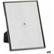 Giftdecor - Gift Decor Marco de Fotos Cristal Negro Acero (12 Unidades) - Marca ean: 4899888604556