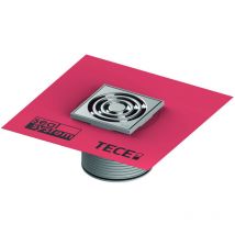 Tece Gmbh - Marco de rejilla TECEdrainpoint s, plástico, 100x100mm, incl.