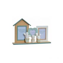 Item - marco multifoto madera resina cactus 38X7X21 cm - LD-146165