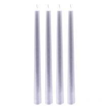 Set of 4 Taper Candles Long Burn Tall Church Candle Christmas Decor Lighting Candle Light Long Lasting Festive Wedding Event Dining Party Display