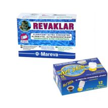 Pack Reva-klar Klärpatronen - 1 kg - Net'Skim Einweg-Vorfilter - Mareva