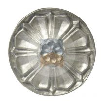 Marguerite de décoration en Aluminium. Brut