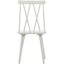 Ebuy24 – Esszimmerstuhl Mariette – hellgrau – Sitzhöhe 45 cm – Sitztiefe 44 cm – max. Gewicht 110 kg