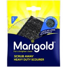 Marigold - Scrub Away-Tampone abrasivo in Acciaio Inox (20 Confezioni da 1), Inossidabile, Grigio, 11 x 1.8 x 15.5 cm