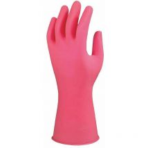 W62p - Lot de 12 gants de securite - taille m - couleur rose - Marigold