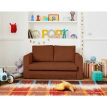 Lisa Design - Marilia - 2-sitzer Sofa – Mit Schlaffunktion – Aus Cord - Terrakotta