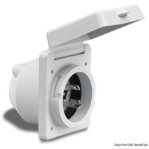Accessoire De Connexion Marinco Inlet 16a 230v Carré Étanche Uv