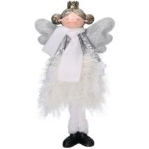 Ange en tissu blanc cm16x10h26