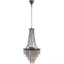 Markslojd - allington Lampara 3 Luces Cromo Negro, Humo