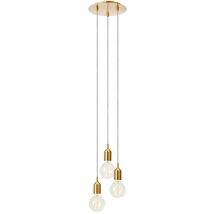 Bronx Cluster Drop Sospensione Soffitto 3 Luci Rotonda Bronzo - Markslojd