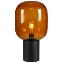 Brooklyn Tischlampe 1 Globe Light 44cm Schwarz, Braun - Markslojd