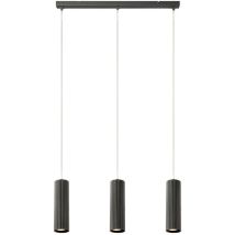 Markslojd - costilla Suspension Plafonnier Barre Droite 3 Lumières Gris Foncé