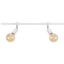 Markslojd - expand Twin Spot 2 Focos 70cm E27 Cilindro Blanco