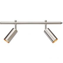 Markslojd - expand Twin Spot 2 Luz 50cm Gu10 Cilindro Acero