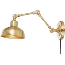 Markslojd Grimstad Wandleuchte 1x E27 dimmbar 60W Messing 18cm x 16cm x 47,5cm