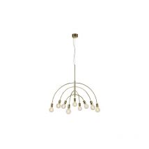 Lavello Sospensione a soffitto multibraccio 9 luci in ottone - Markslojd