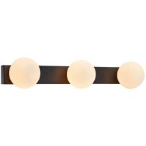 Markslojd - mini - Aplique de baño 3 luces Negro IP44, G9