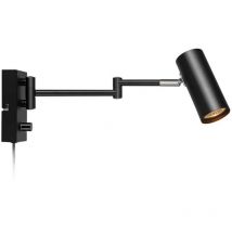 Markslojd - torino - Lámpara de pared interior 1 luz Negra, GU10