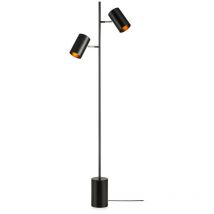 Markslojd TWIN Lampada da terra multibraccio 2 luci nere