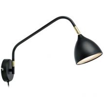 Valencia - 1 Leichte Innenwand-Leselampe Schwarz, GU10 - Markslojd