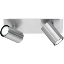 Frankystar - Marley Barre 2 Spots Cylindre Acier 30 cm