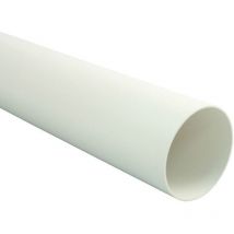 Lüftungsrohr rund 1000 mm Länge, innen 100 mm ø, weiß Lüftungsrohre - Marley