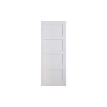 Marlow 4 Panel Shaker White Primed Solid Core Door - 1981 x 686mm