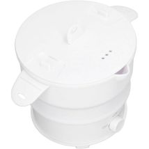 Treetalk - Marmite électrique multifonction 800 w 1,2 l, Cuisinière électrique de voyage portable, Mini cuiseur vapeur pliable, Convient pour la