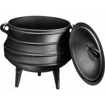 Qem - Marmite Ou Chaudron En Fonte Alimentaire De 12 Litres