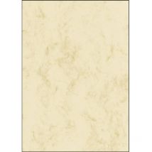 DP397 DP397 papier à motifs marbre din A4 200 g/m² beige 50 feuille(s) - Sigel