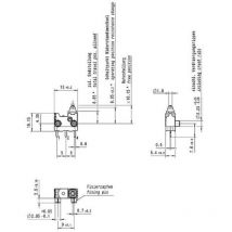 Marquardt - 01060.2601-01 Microrupteur 14 v/dc 0.1 a 1 x On/(On) panneau de commande : IP67/côté bornes de connexion : ip