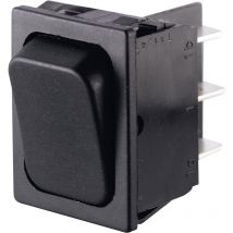 Marquardt 1834.3402 Wippschalter 01834.3402-00 250 V/AC 6 A 2 x Ein/(Ein) IP40 tastend 1 St.