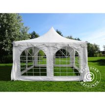 Marquee Party tent Pavilion Pagoda 4x4 m, White