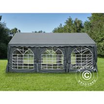 Dancover - Marquee Party tent Pavilion unico 4x6 m, Dark Grey - Dark Grey