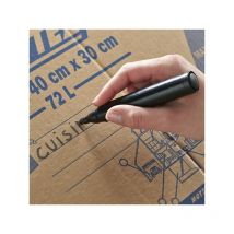 Marqueur noir indélébile