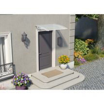 Canopia By Palram - Canopia Marquise de porte Lyra 135 x 90.5 cm Blanc