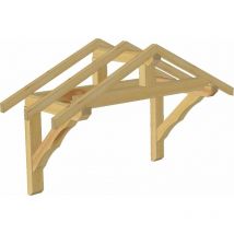 Jardinatoire - Marquise double pentes en bois massif - fabrication française