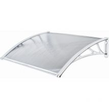 Werka Pro - Marquise polycarbonate blanche 80 x120cm