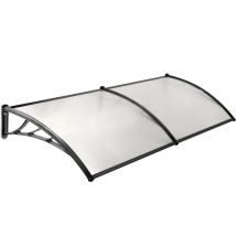 Werka Pro - Marquise en polycarbonate 2 panneaux 80 x 300 cm