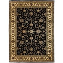 Marrakesh - Tapis Salon Chambre Oriental Marocain Classique rabat (Noir - 200x290cm)