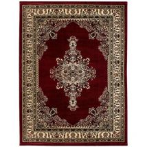 Marrakesh - Tapis Salon Chambre Oriental Marocain Classique Casa (rouge - 120x170cm)