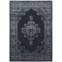 Marrakesh - Tapis Salon Chambre Oriental Marocain Classique casa (Gris - 120x170cm)